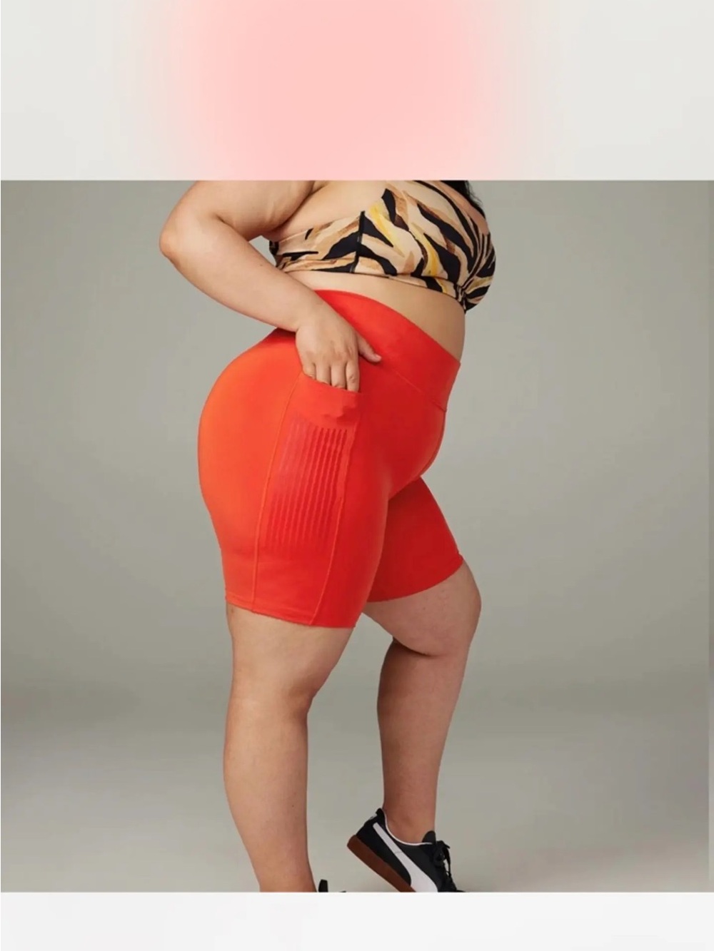 Savage x Fenty 🔥 On Rihpeat Sports Bra & Band-It High-Waist Bike Short Set - Picture 6 of 9